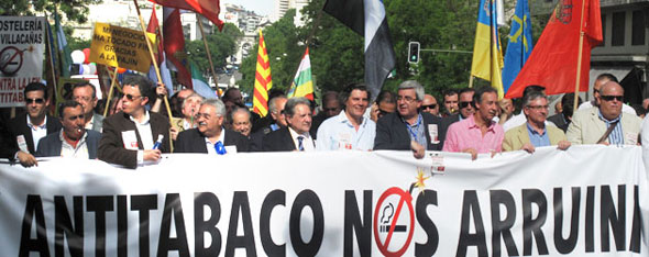 antitabaco tabaco ley vending machines maquinas expendedoras bares restaurantes clubes fumadores