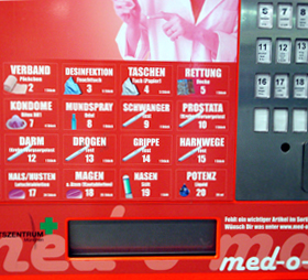 maquina expendedora vending machine medicamentos medicinas farmacias 24horas