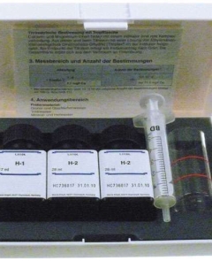 Kit de análisis para una prueba general de la dureza del agua