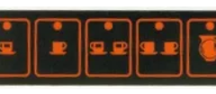 Membrana de teclado para máquinas de café Arianne/Arieta
