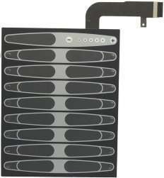 Membrana botonera 18 pulsadores negra Membrana botonera 18 pulsadores negra