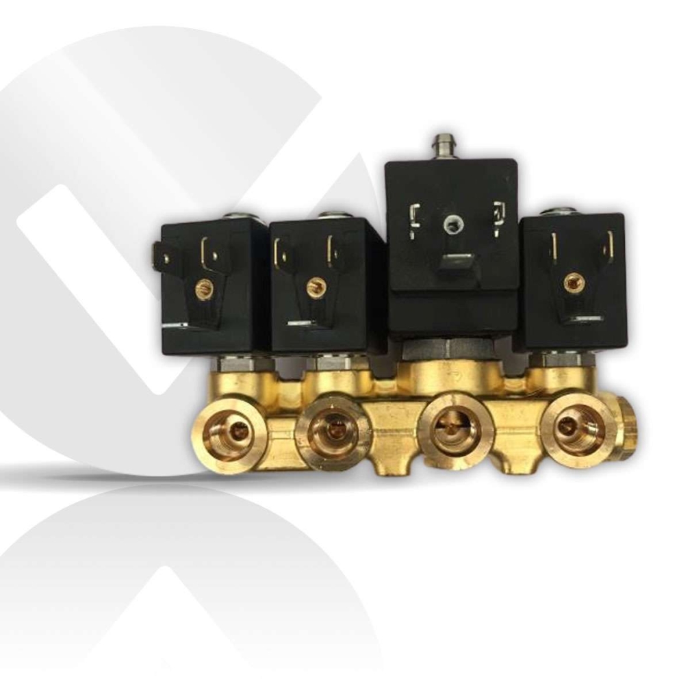 (Ref. ZN259917OT57)-GRUPPO 4EV. 2+2+3+2VIE 230V 50HZ-INSERTI INOX- desde 99 €