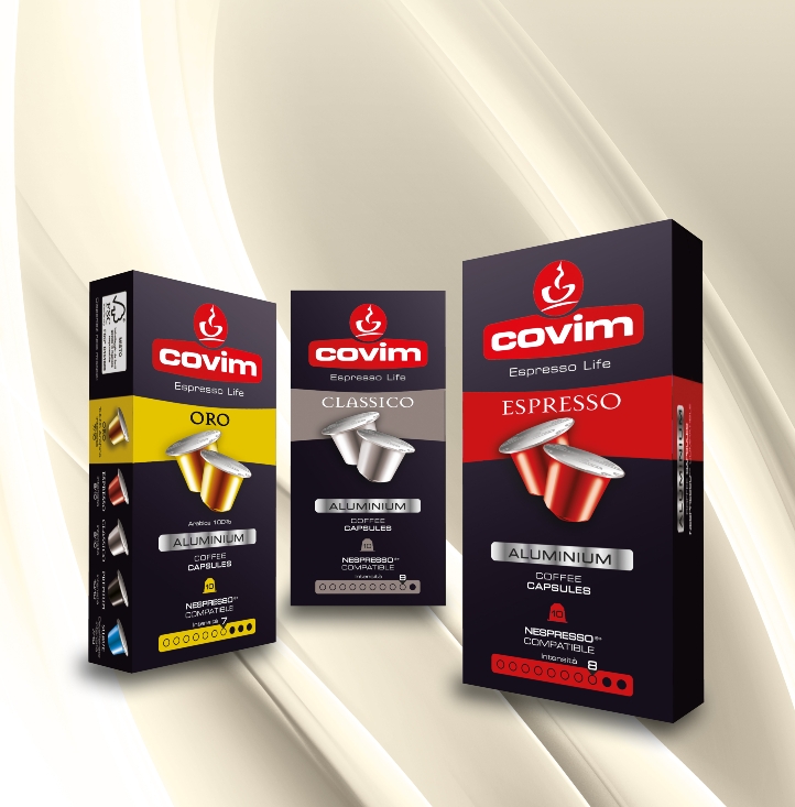 Cápsulas de café Covim