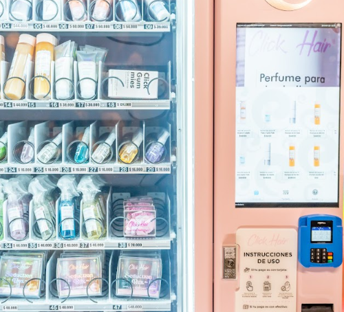 click hair vending colombia beauty