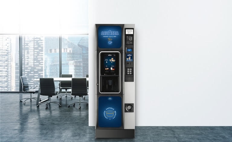 free standing café de especialidad en vending