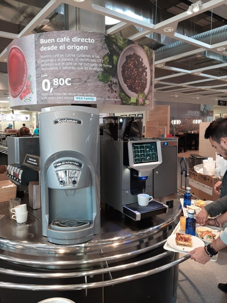Rancilio Group en Ikea máquinas café
