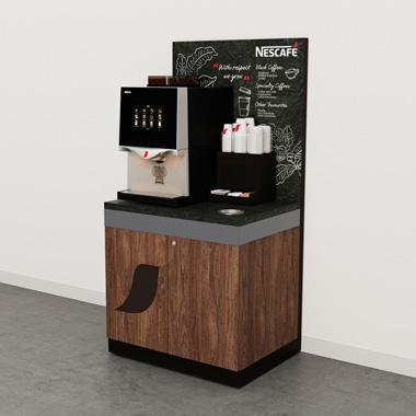 café máquina table top