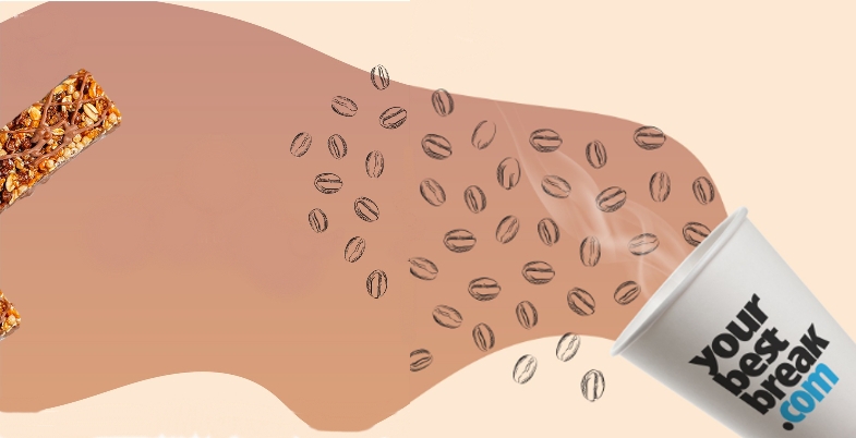 café y snacks saludables