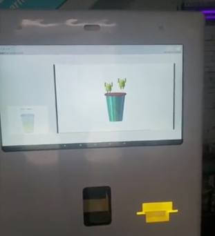 Auto coffee capsule machine