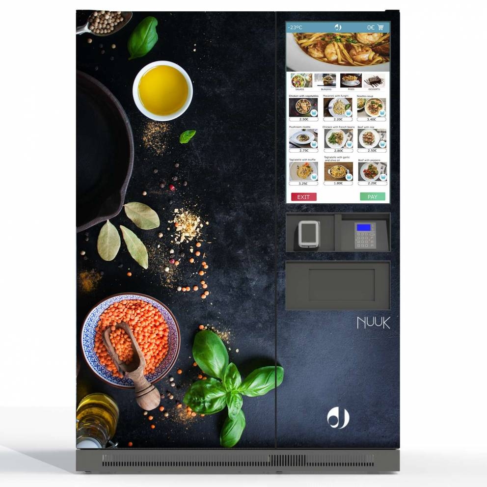 vending de productos congelados