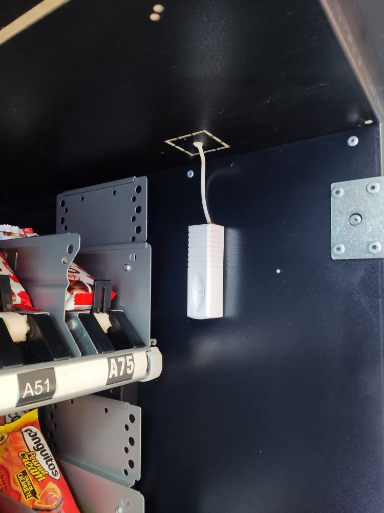 sistema de seguridad y alarma vending