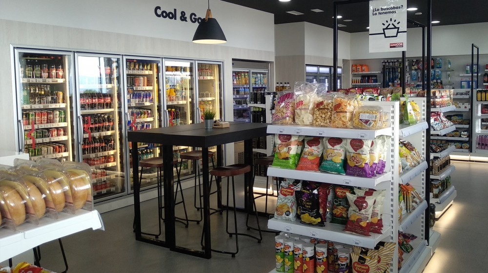 snacks estaciones de servicio