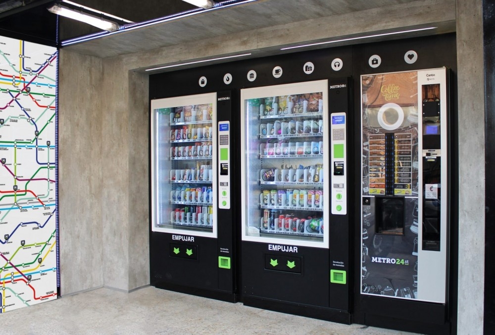tienda automática máquinas