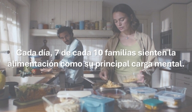 7 de cada 10 padres señala la alimentación de sus hijos como su principal carga mental diaria