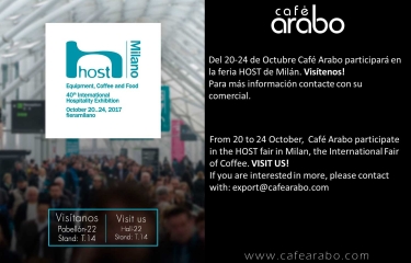 Café Arabo presenta en Host milano un nuevo café gourmet
