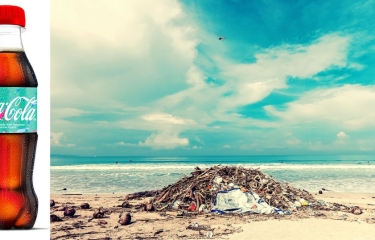 Coca Cola fabrica la primera botella con plástico recuperado del océano