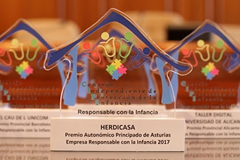 Herdicasa, premiada como Empresa Responsable con la Infancia