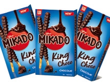 Mikado King Choco, la primera innovación de la historia de los famosos palitos de chocolate