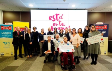 Los empleados de Calidad Pascual apadrinan a 4 ONG a través del proyecto ‘Está en tu mano’