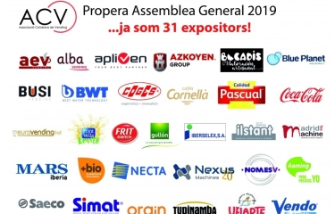 La Asociación Catalana de Vending celebra el 7 de marzo su Asamblea General