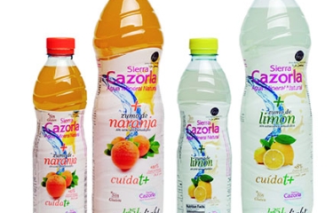 Sierra Cazorla confía su crecimiento al agua natural con zumo de frutas