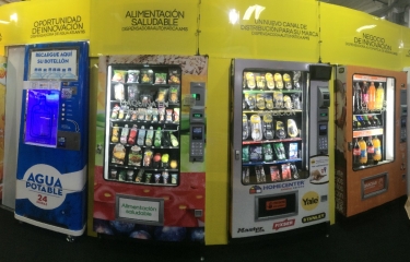 El vending que triunfa en Alimentec Colombia