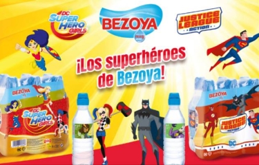 Bezoya lanza una edición especial de sus botellas con los Superhéroes de DC