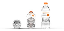 Sidel reduce un 34% el peso de las botellas PET de medio litro