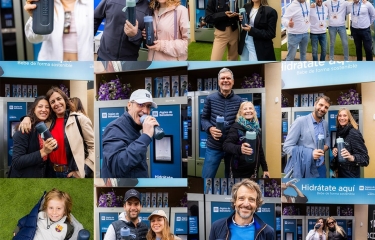 Brita consigue en el Torneo Conde de Godó donaciones récord y un consumo responsable de agua