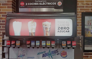 Las máquinas de dispensing de Burgerking apuntan a una reducción de azúcar
