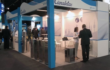 Canaletas muestra sus novedades en la feria iWater