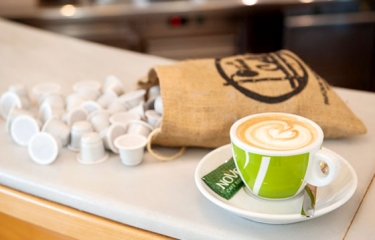 BASF y Cafés Novell promocionan su cápsula biodegradable en Expoquimia