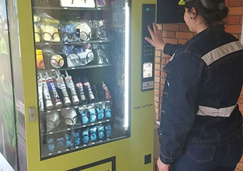 La multinacional cementera Argos prefiere el vending para el suministro de material de trabajo