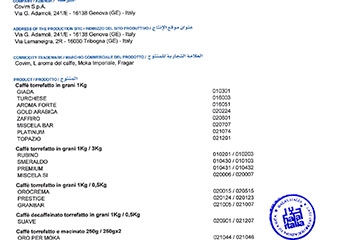 Los cafés de Covim obtienen la certificación Halal