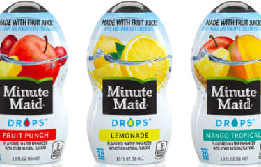 Coca-Cola aporta sabor al agua con Minute Maid Drops