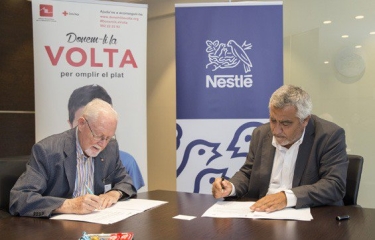 Nestlé y la Cruz Roja colaboran para garantizar el acceso de los niños a la alimentación