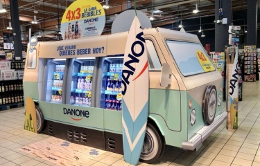 Danone, premiada por la publicidad de su distribución automática