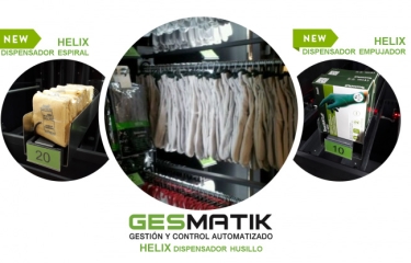 Gesmatik presenta al mercado dos nuevos sistemas dispensadores para su máquina Hélix