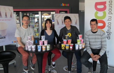 Exclusivos y originales, Eboca activa el II Concurso de Diseño de Vasos vending