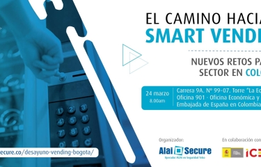 El CEO de Hostelvending, Álvaro De Laguno, moderador en la conferencia de vending que convoca Alai Secure en Colombia
