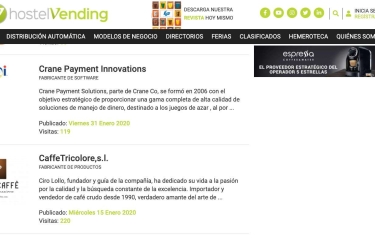 El directorio de Hostelvending, una herramienta imprescindible