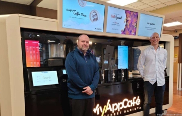 El robot barista que sirve café Premium 24/7 en hospitales El robot barista que sirve café Premium 24/7 en hospitales