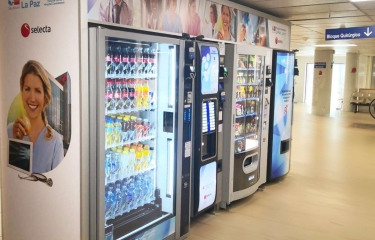 El vending de Selecta da servicio al Hospital La Paz