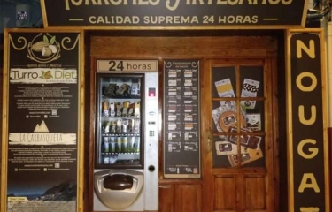 El vending llega a los turrones esta Navidad