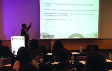 Ecolec acerca las novedades del RD sobre RAEE a los fabricantes de expendedoras