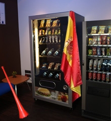 Las ventas de las expendedoras instaladas en el trabajo descenderán un 50% si España gana el Mundial