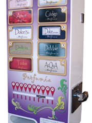 Una empresa de Navarra presenta la primera máquina expendedora de perfumes