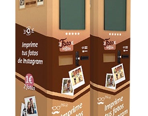 El vending que imprime tus fotos de Instagram