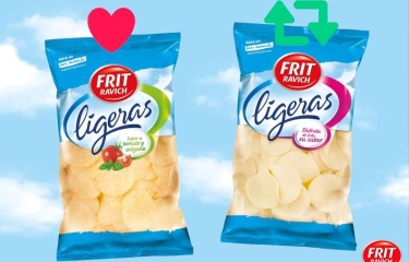 Frit Ravich promociona sus patatas ligeras este verano