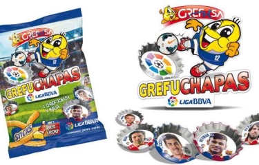 Grefusa tiene nuevo snack futbolero, Grefuchapas